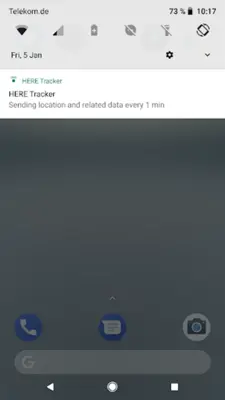 HERE Tracker android App screenshot 1